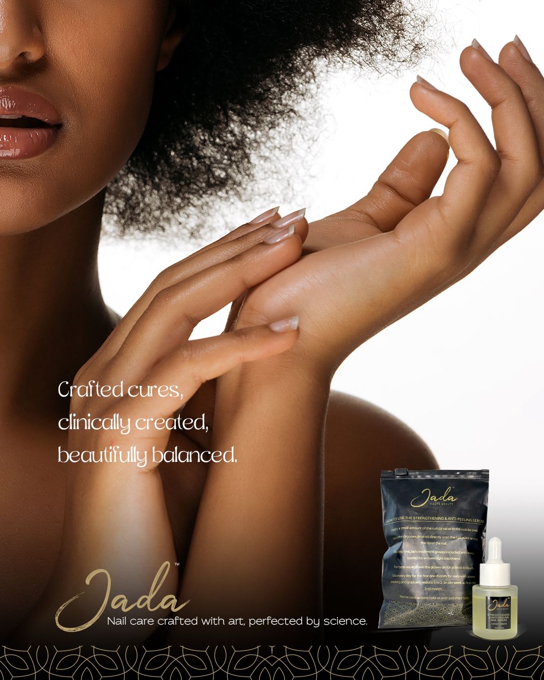 Unlocking Natural Brilliance: A Comprehensive Guide to Taking Care of Your Nails Naturally with Jada's Nail Care Products