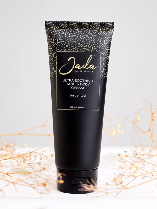 JADA Haute intensive moisture cream container for deep hand therapy.